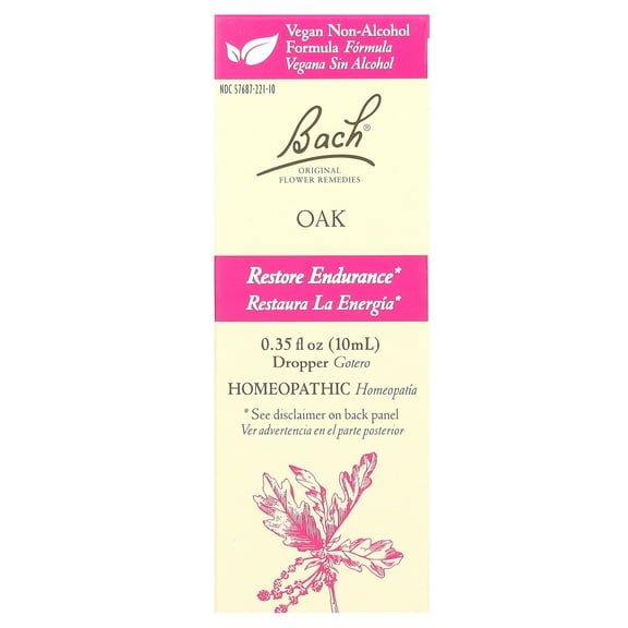 Bach Original Flower Remedies. Oak, 0.35 fl oz (10 ml)