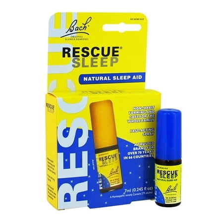 Bach Original Flower Remedies Rescue Sleep Natural Sleep Aid, 7 Ml