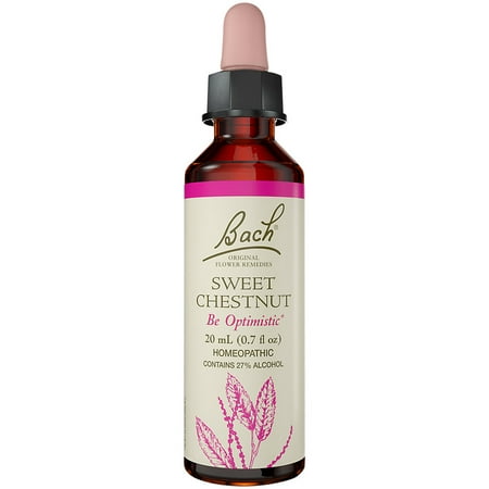 Bach Original Flower Remedies, Sweet Chestnut for Optimism, 20mL Dropper