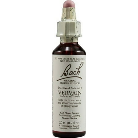 Bach Original Flower Remedies Drops, Vervain, 0.7 Fl Oz