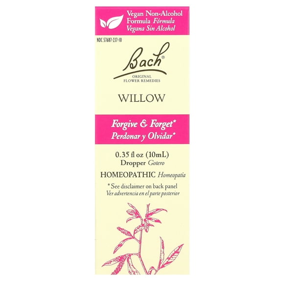 Bach Original Flower Remedies, Willow, 0.35 fl oz (10 ml)