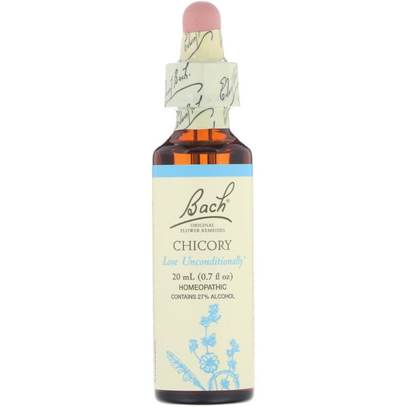 Bach Original Formulas Flower Remedies Drops, Chicory, 0.7 Fl Oz