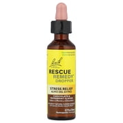 Bach Rescue Remedy  Dropper, Stress Relief, Chocolate & Peppermint, 0.7 fl oz 20 ml