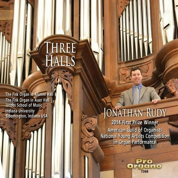 Bach / Rudy,Jonathan - Three Halls - Music & Performance - CD