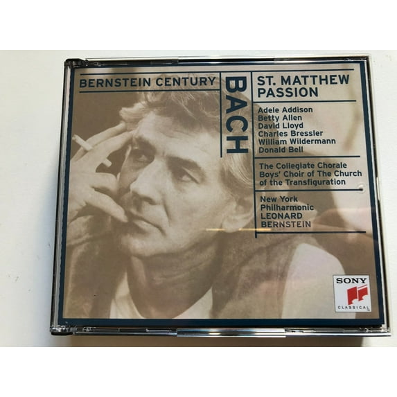 Bach: Saint Matthew Passion (CD) by Leonard Bernstein