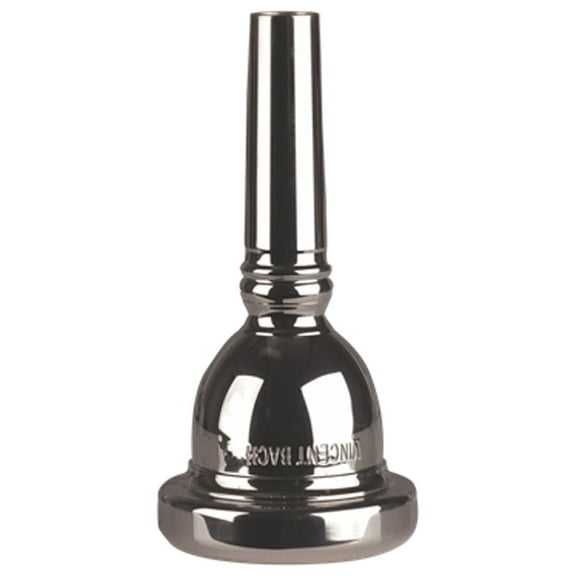 Bach Standard Trombone Mouthpiece Small Shank, Silver Plated, 18