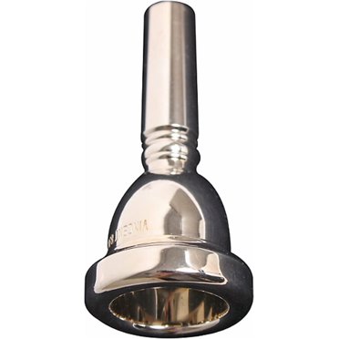 Bach 3411FG Trombone Mouthpiece - Large Shank, Silver Plated, 1-1/4G Cup