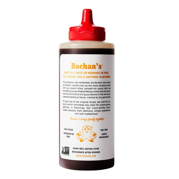 Bachan's Hot & Spicy Japanese BBQ Sauce