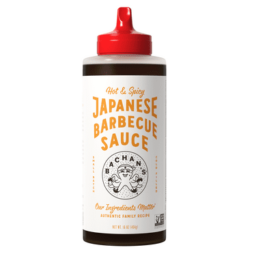 Bachan's Hot & Spicy Japanese BBQ Sauce, 16oz Bottle - Bold, Fresh, Umami Flavor
