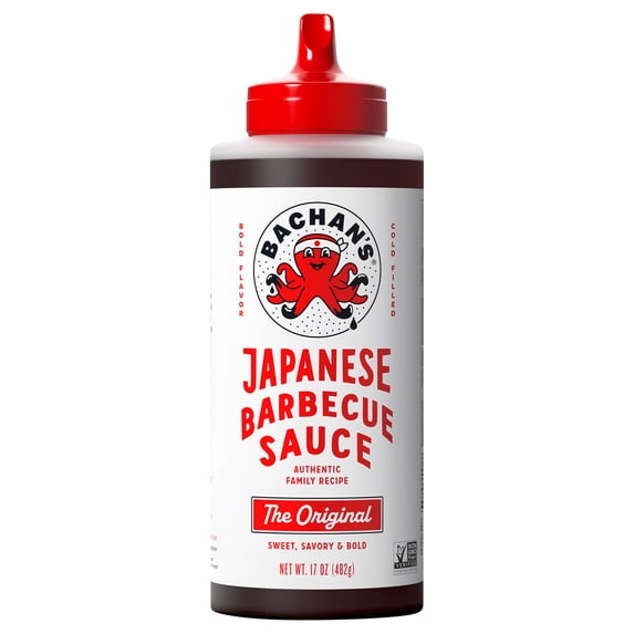 Bachan's The Original Japanese Barbecue BBQ Sauce, 17oz Bottle - Bold, Fresh, Umami Flavor