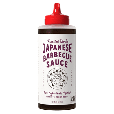 Bachan's Roasted Garlic Japanese BBQ Sauce, 17oz Bottle - Bold, Fresh, Umami Flavor
