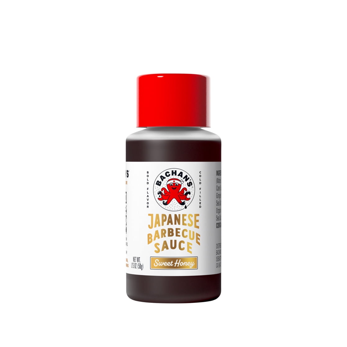 Bachan's Sweet Honey Japanese BBQ Sauce, Mini 1.75oz Bottle - Bold, Fresh, Umami Flavor