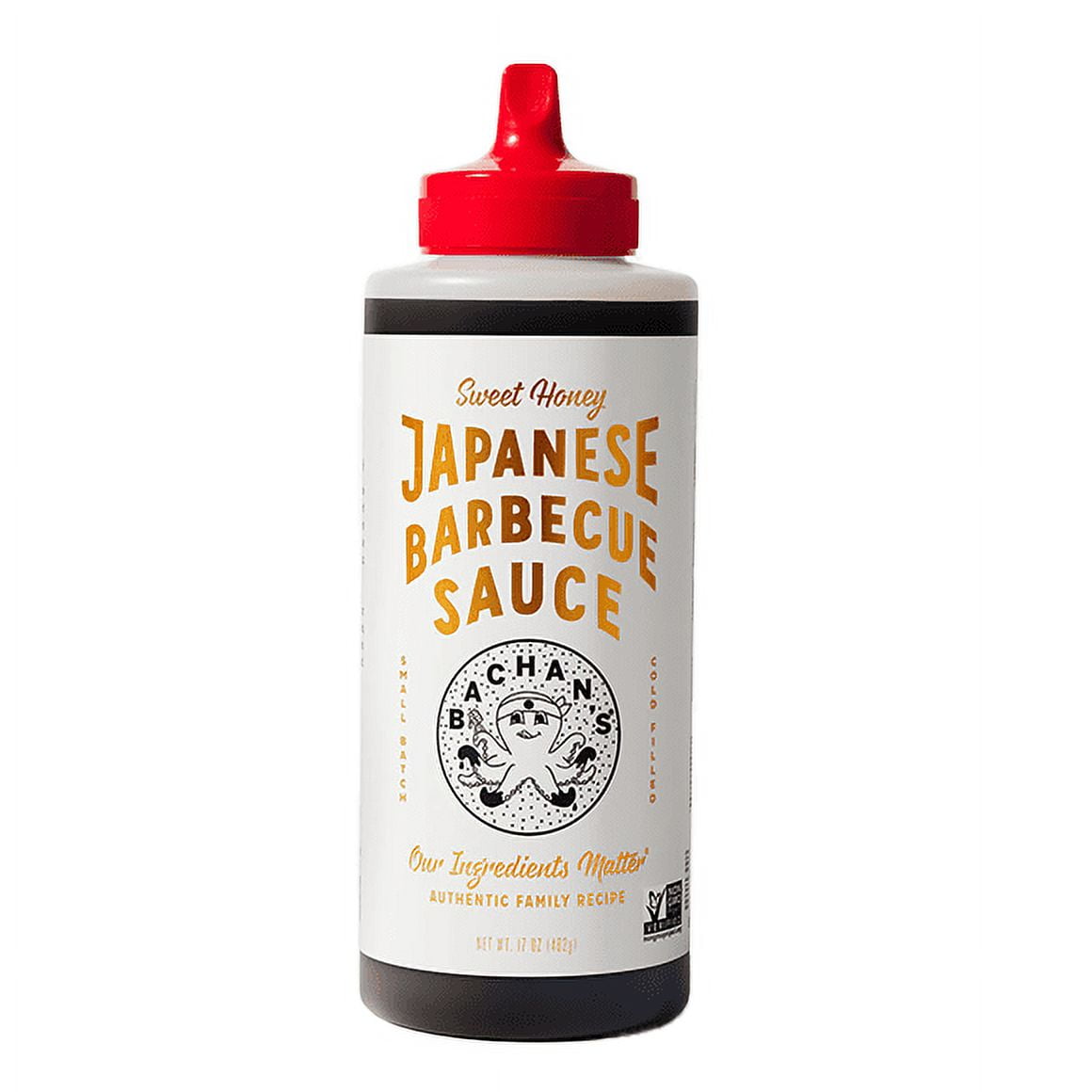 Bachan's Sweet Honey Japanese BBQ Sauce, 17 oz Bottle