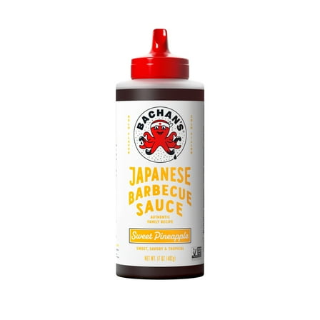 Bachan's Sweet Pineapple Japanese BBQ Sauce, 16.5oz Bottle - Bold, Fresh, Umami Flavor