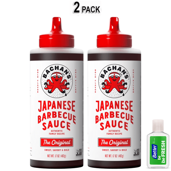 Bachan's The Original Japanese BBQ Sauce, 17oz Bottle - Bold, Fresh, Umami Flavor