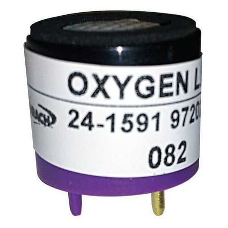 Bacharach Oxygen Sensor,For Use With INSIGHT Plus 0024-1591