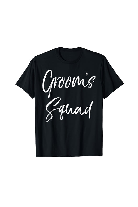 Bachelor Party Gift Matching Bridal Party Gift Groom's Squad T-Shirt