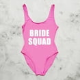 thumbnail image 1 of Bachelor Party Sexy One Piece swimsuit BRIDE SQUAD Bathing Suit Women Swimwear Plus Size body 2022 sexy monokini Luxury swimsuit, 1 of 7