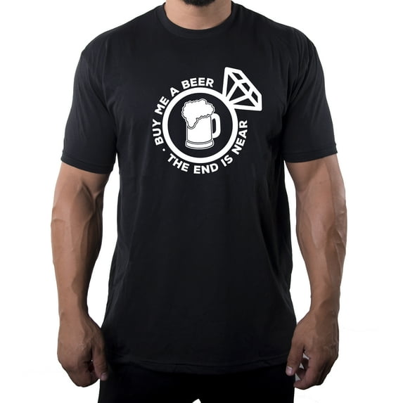 Bachelor Party T-shirts, Wedding Party T-shirts, Custom Stag Party T-shirts for Groom and Groomsmen - Buy Me A Beer