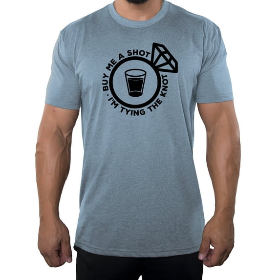Bachelor Party T-shirts, Wedding Party T-shirts, Custom Stag Party T-shirts for Groom and Groomsmen - Buy Me A Shot