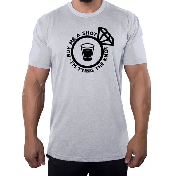 Bachelor Party T-shirts, Wedding Party T-shirts, Custom Stag Party T-shirts for Groom and Groomsmen - Buy Me A Shot