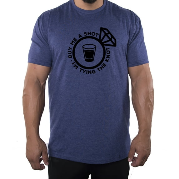 Bachelor Party T-shirts, Wedding Party T-shirts, Custom Stag Party T-shirts for Groom and Groomsmen - Buy Me A Shot