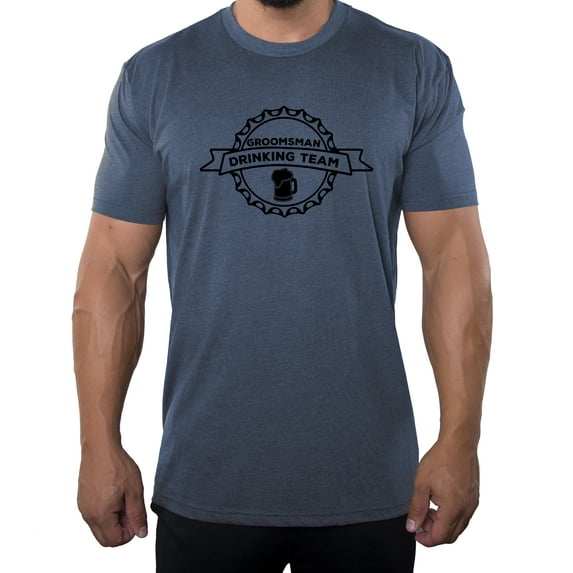 Bachelor Party T-shirts, Wedding Party T-shirts, Custom Stag Party T-shirts for Groom and Groomsmen - Drinking Team