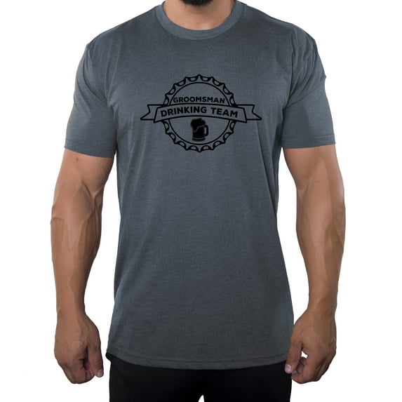 Bachelor Party T-shirts, Wedding Party T-shirts, Custom Stag Party T-shirts for Groom and Groomsmen - Drinking Team