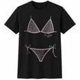 thumbnail image 1 of Bachelorette Beach Party Bikini Graphic T-Shirt, Unisex Classic Fit, 1 of 9