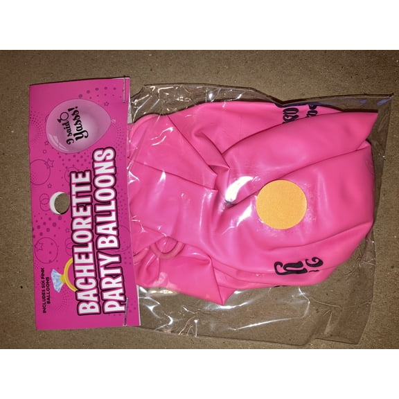 Bachelorette Party Balloons I Said Yasss!  Latex Kalan 6 Ct Pink