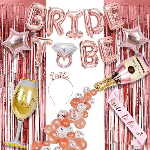 Bachelorette Party Decorations 34pcs Bride To Be Decoration Set Combo — free download