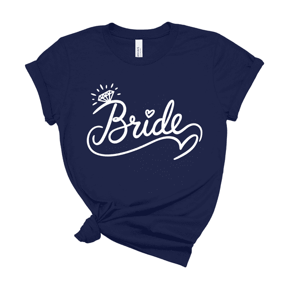 Bachelorette Party Gift Bride Women Graphic Tee Cotton Print Top
