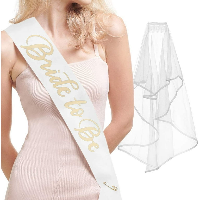 Bride Veil and Sash Kit Bride Veil and Sash Kit