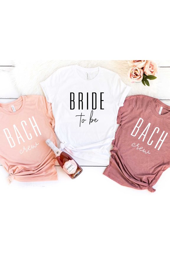 Bachelorette Party Shirts Bride amp Crew Cotton TShirts