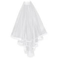 Bachelorette Veil Comb Attached - Walmart.com