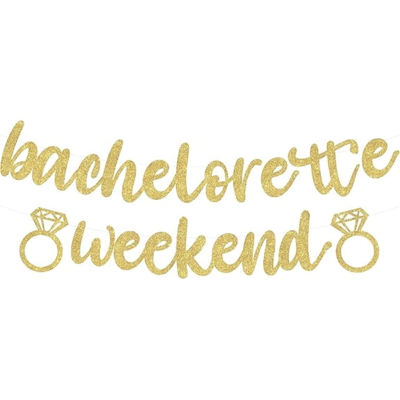 Bachelorette Weekend Banner, Bach Weekend Decorations Destination Bachelorette Party Bridal Shower Engagement Wedding Supplies