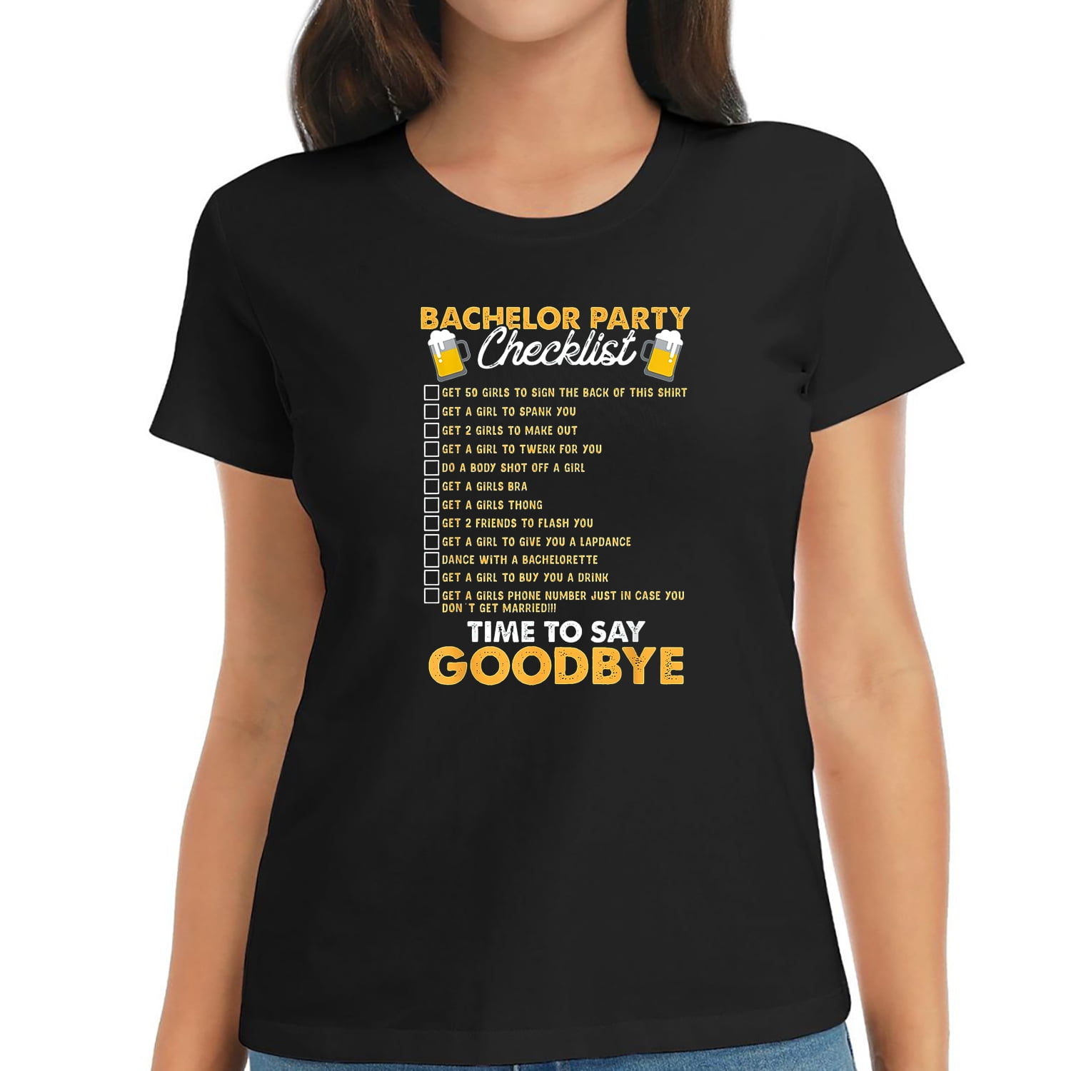 Bachelors Party Checklist Tshirt Stag Do Party Tee