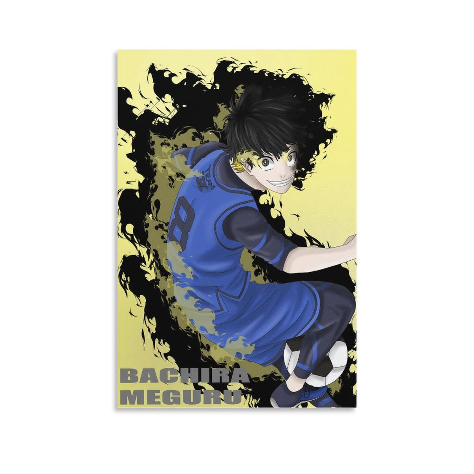 8 Mile Film Poster Auf Leinwand - Eminem Character Wandbild 50x70cm Für Wohnzimmer