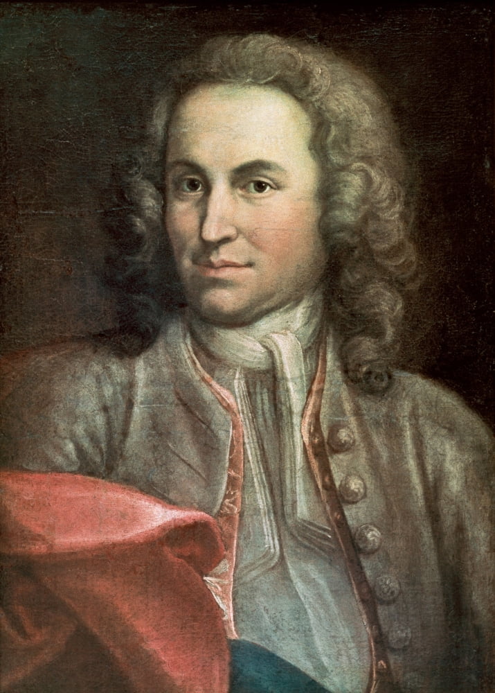 Bachjohann Sebastian (1685-1750) Canvas Art - (24 x 36)
