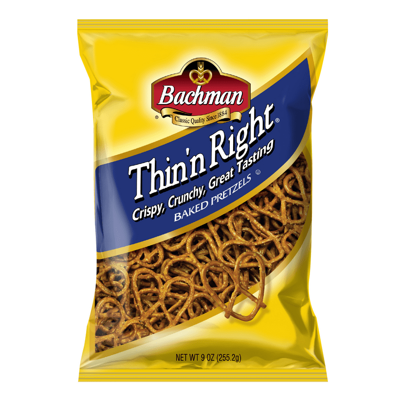 Bachman Thin'n Right Pretzels 9 oz