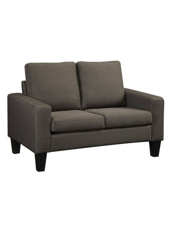 Bachman Track Arm Upholstered Loveseat Grey