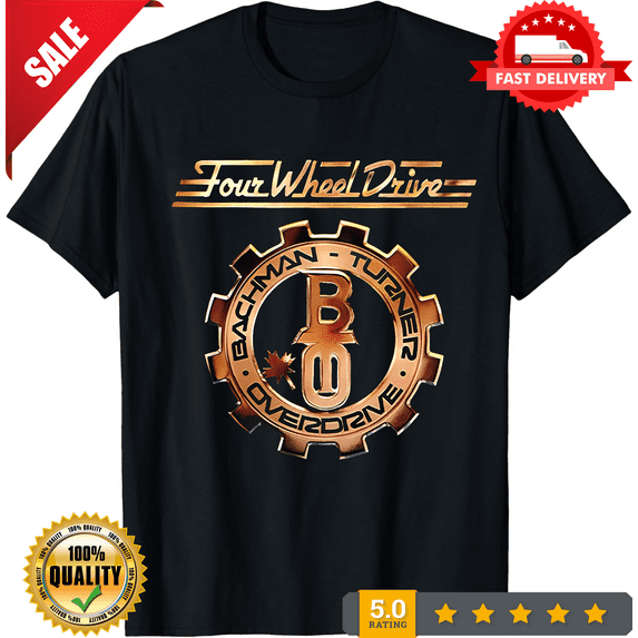 Bachman Turner Overdrive logo american funny cotton T shirt SIZE S-5XL, LIMITED EDITION-TH63855