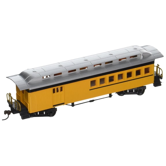 Bachmann Industries 1860 1880 Combine Painted Unlettered Car, Yellow, HO Scale