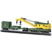 Bachmann 16110 HO Reading 250-Ton Crane Car & Boom Tender