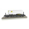 thumbnail image 1 of Bachmann 16753 N New York Central 52'6" Flatcar w/35' Trailer, 1 of 2