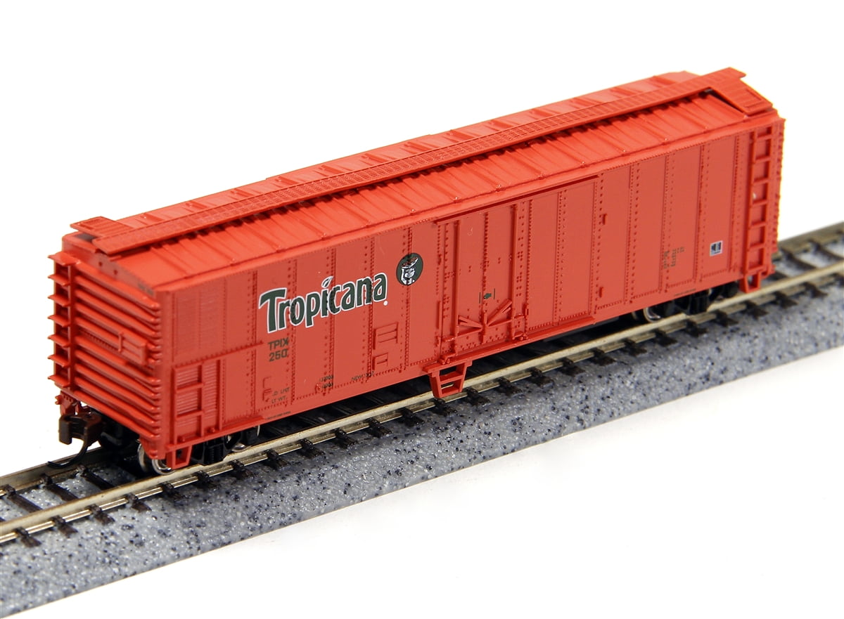 Bachmann N SCALE 17956 - 50' STEEL REEFER Tropicana (Orange) Rd# TPIX 250 Bachmann N SCALE 17956 - 50' STEEL REEFER Tropicana (Orange) Rd# TPIX 250