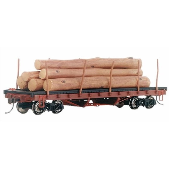 18332 Skeleton Log Car HO Multi-Colored