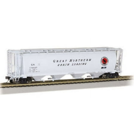 Bachmann 19111 HO Scale 4 Bay Cylindrical Grain Hopper Great Northern