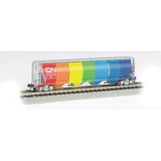 Bachmann-Canadian Cylindrical 4-Bay Grain Hopper - Ready to Run - Silver Series