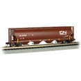 thumbnail image 1 of Bachmann 19161 N Canadian National (Oxide Red) - 4 Bay Cylindrical Grain Hopper, 1 of 1